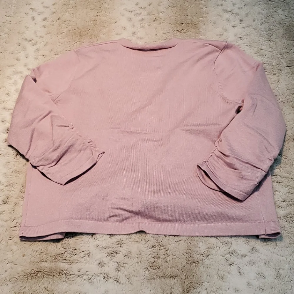 89th Madison Lilac Purple Open Front Tie Ballet Cardigan Size Small New With Tag - Picture 6 of 6